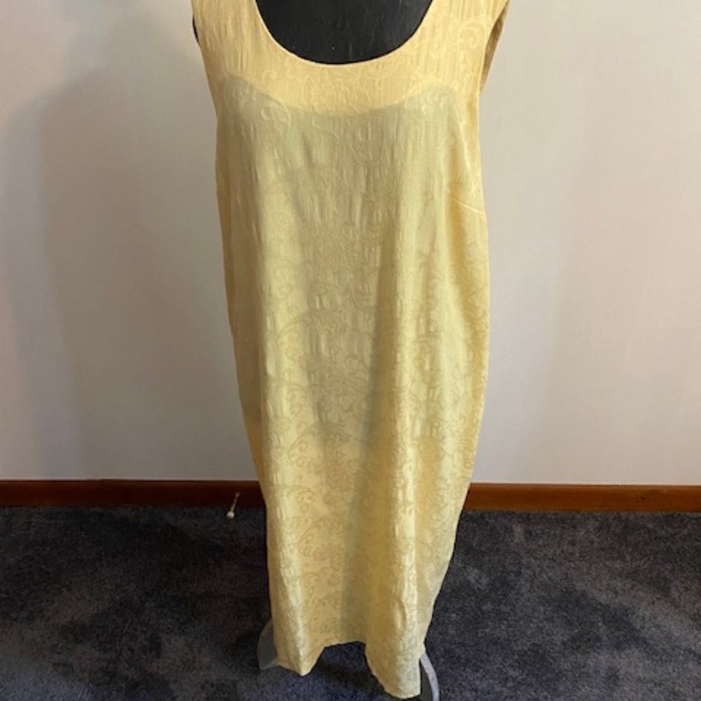 Lady Dorby Yellow sleeveless dress, size 24W
